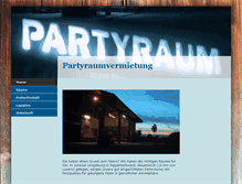 Tablet Screenshot of partyraeumeluzern.ch